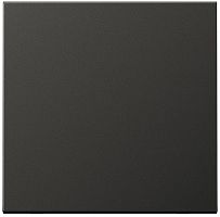 Лицевая панель Jung LS990 metal для 1-кл. выключателя антрацит картинка